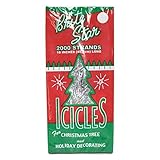 BRITE STAR Silver 18-Inch Icicle Tinsel - 2000 Strands