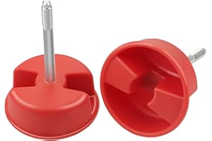BENTOLIN Freedom Hardtop Top Mounting Knob Replacement Screw Compatible with 2007-2019 Jeep Wrangler JK 2/4 Door, 2 Pack Red