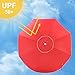 SONGMICS 7 Feet Fiberglass Beach Umbrella, Heavy Duty Outdoor Sports Umbrella, Sun Shade with Tilt Mechanism, Carry Bag - for Beach, Gardens, Balcony and Patio Red UGPU07RD