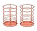 PAG Pencil Holder for Desk, 2 Pack Desktop Pen Cup, Office Supplies Rose Gold Desk Organizers and Accessories Organization, Makeup Brush Holder, Copper