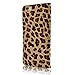 BlastCase Leopard Skin Design Wallet Case for iPhone 6 4.7 inch Brown Flip Leather Cover Folio Pouch Bag Bling Crystal Magnetic Clasp Card Slot