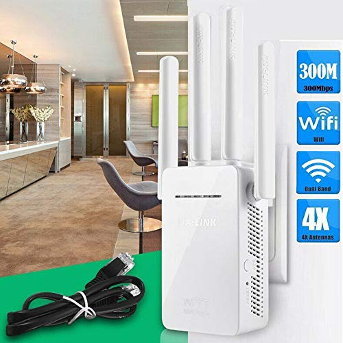 Auveach-Repetidor-WiFi-inalambrico-300-Mbps-WiFi-Router-Long-Range-4-modos-RepeaterRouterAccess-Point-Amplificador-de-senal-Wi-Fi-4-antenas-externas-2-puertos-Ethernet