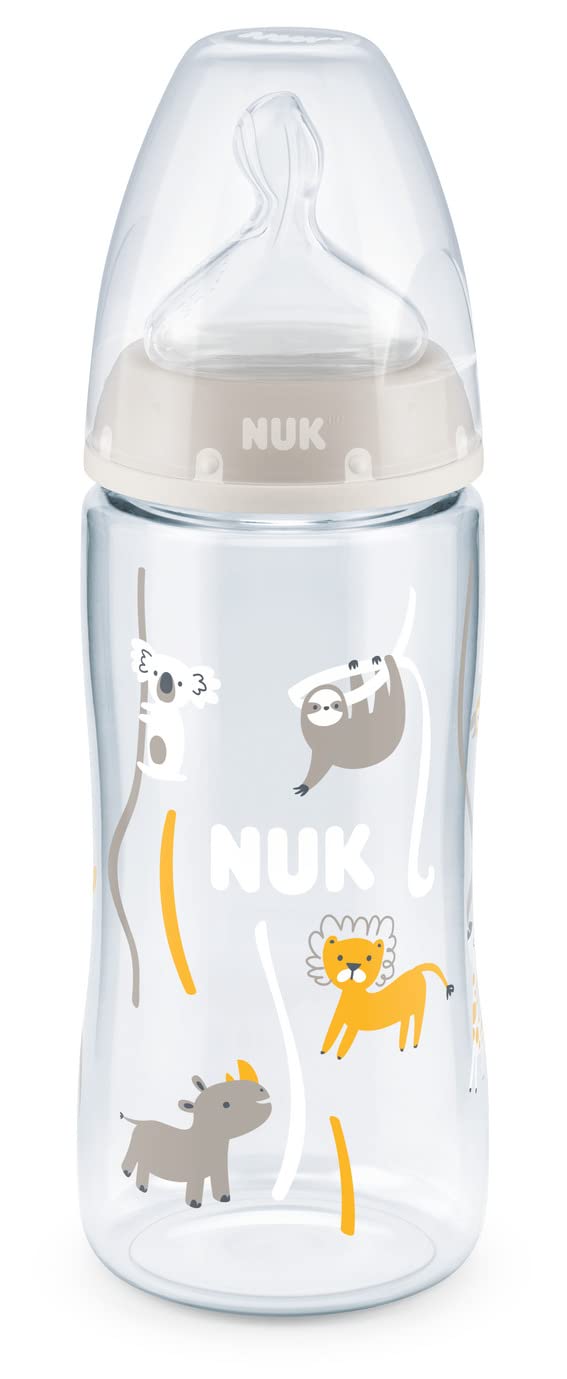 NUK ヌーク プレミアムチョイスほ乳びん(プラスチック製) 300ml/サファリ/適温目盛 FDNK10741078商品画像