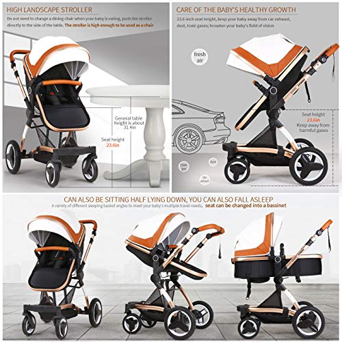2 Stroller+Carriage+Strollers+Bassinet+Pushchair