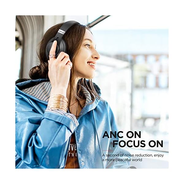 BOMAKER-Active-Noise-Cancelling-Headphones-Wireless-Over-Ear-Bluetooth-Headphones-360-Swiveling-Volume-Dial-Memory-Foam-Ear-Cups-Hi-Fi-Stereo-Headphones-with-CVC80-Mic-for-Home-Office BOMAKER Active Noise Cancelling Headphones, Wireless Over-Ear Bluetooth Headphones, 360° Swiveling Volume Dial, Memory…