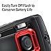 Ivation 20MP Underwater Waterproof Shockproof Digital Camera & Video Camera w/Dual Full-Color LCD Displays – Fully Submersible Up to 10 Feet (Red)