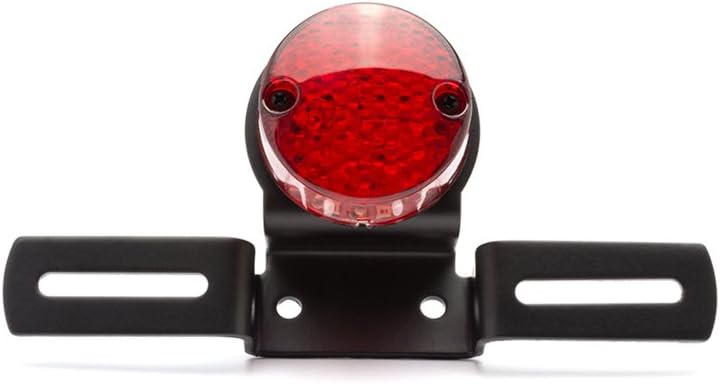 Alchemy Parts Motorbike LED Stoplight Taillight for Retro Cafe Racer Scrambler Custom Project Bike, Black