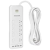 DEWENWILS 10-Outlet Surge Protector Power Strip