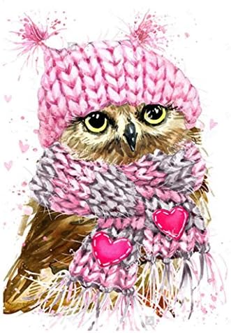 Leegor 5D DIY Diamond Painting By Number Kits,Full Diamonds Animal Cross Stitch Wall Sticks Home Decor Art(30x30CM/12"x12")