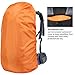 Loowoko Hiking Backpack 50L Travel Daypack Waterproof with Rain Cover for Climbing Camping Mountaineering (Blue)