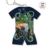 Funny Keychain Cthulhu Strikes Keyring World Cup