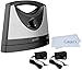 Serene Innovations TV-SB Portable Wireless Tv Soundbox with Extra Power Adapter with LIBERTY Microfiber Cleaning Cloth