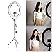 Neewer 18 inches 55W LED 5500K Dimmable Ring Light Kit Includes: (1)SMD Ring Light+(1)45-102 inches Light Stand+(1)Tripod Mount+(1)Diffuser+(1)Phone Holder for Video, Makeup, Portrait and Photography