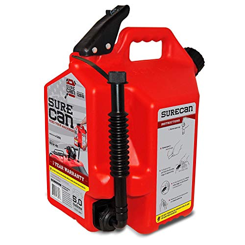 Surecan CRSUR5G1 Gasoline Can, 5.0 Gallon