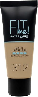 Maybelline Fit Me Matte + Poreless Foundation 312 Golden 30ml