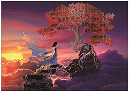 Leegor 5D DIY Diamond Painting By Number Kits,Full Diamonds Beauty Myth Cross Stitch Wall Sticks Art