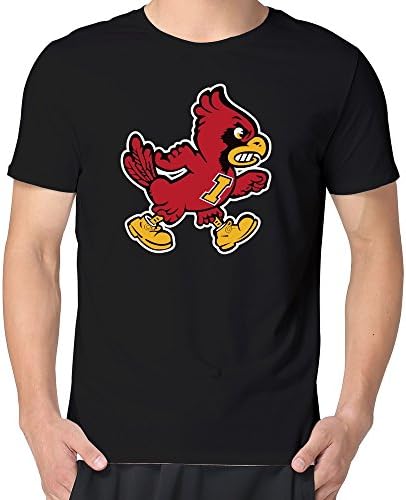 YAK Men's Iowa State Cy The Cardinal T-shirt S Black