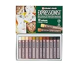 Sakura XLP12(SA) 12-Piece Cray-Pas Expressionist Multi Cultural Oil Pastel Set