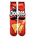 Mens Funny Crazy Color Doritos Athletic Basketball Sports Crew Tube Sock (Medium, Doritos-nacho cheese)
