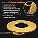 Atemto PET Acrylic Double Sided Adhesive Sticker Tape Ultra Strength Industrial Outdoor Mounting Tape 109yds Clear Two Sides Tape Weatherproof Heavy Duty Heat Resistance 1.9mil X 13/64inch X 300ft