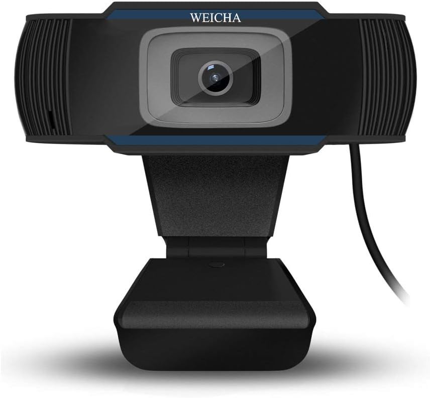 1080P HD Webcam With Microphone, Webcam for Gaming Conferencing, Laptop or Desktop Webcam, USB Computer Camera for Mac YouTube Skype OBS, Free-Driver Installation Fast Autofocus