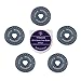 RORABACKS 45mm Titanium Rotary Cutter Replacement Blades, 5-Pack For Use With Rotary Cutters, Mats, and Quilting Rulers