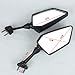 OKSTNO Black Left Right Rear View Mirrors For KAWASAKI NINJA 2008-2013 09 10 250R EX250