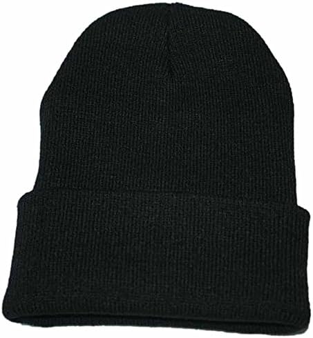 Winter Hat,Ronamick Unisex Winter Slouchy Knitting Solid Cuff Beanie Hip Hop Cap Warm Ski Hat