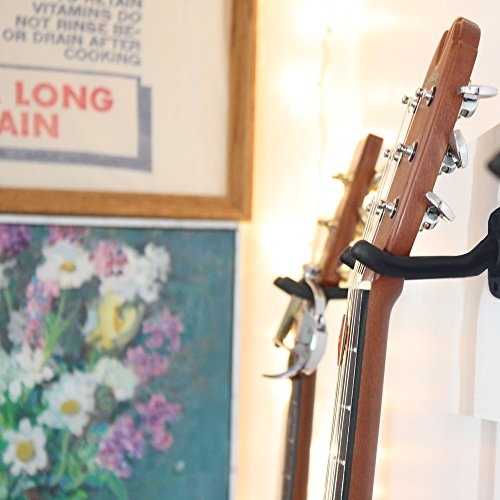Banjos Mandolins Electric Bass Guitar Stringed Musical Instrument Wall Hanger Mount Holder Hook 6PCS - Thumbnail 7