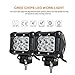 JAHURD 2Pcs 18W Led Light Bar 4