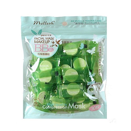 Individually Packed DIY Compressed Mask Sheet Travel Facial Mask Paper Tablet Masque Skin Care Paper 25/40pcs (25pcs)