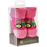 Infant John Deere Tractor Booties (Pink) - LP64381