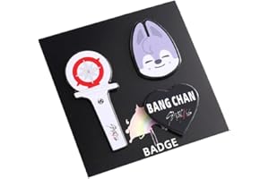 FATKAKI 3PCS/SET Skzoo Pins Badges Brooches for Backpack SKZ Series Accessories Hyunjin Felix Bangchan Decor