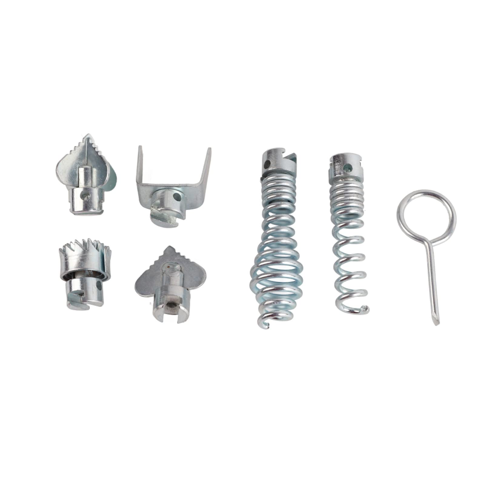 Tbest 7pcs Manganese Steel Cutter Heads for 16mm Drain Cleaner and Pipeline Dredging Machine