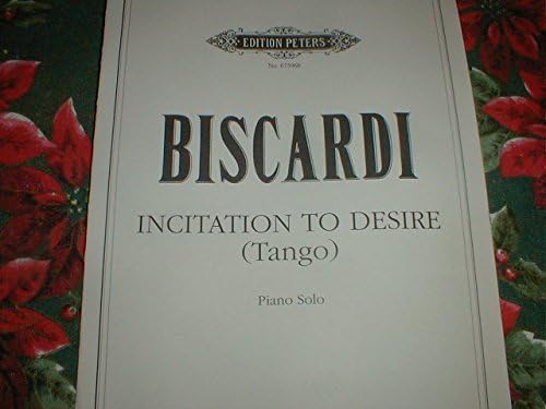 Incitation to Desire (Tango) Piano Solo Sheet music – 1996