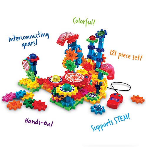 Learning Resources LER9209 Gears Lights/Action Building Set Age 5Up