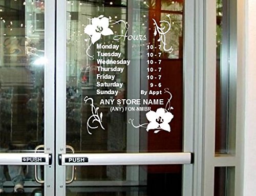 large custom window clings