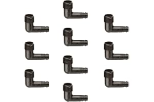Rain Bird SWGE050B EZ Pipe/Swing Pipe Elbow Fitting, 1/2" Male Pipe Thread x 1/2" Barb, 10-Pack