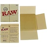 RAW Unrefined Parchment Paper Squares 5" x 5" 100 Sheet Pack
