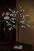 Rainleaf 4Ft LED Snow Tree, 48 LEDs, Perfect for Christmas, Holiday, Home, Party, Wedding, Indoor Decoration, Flexible Branches for DIY Shapes, Warm White Light