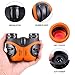 Luwint 8 X 21 Binoculars, Compact and Image Stabilized (Orange)