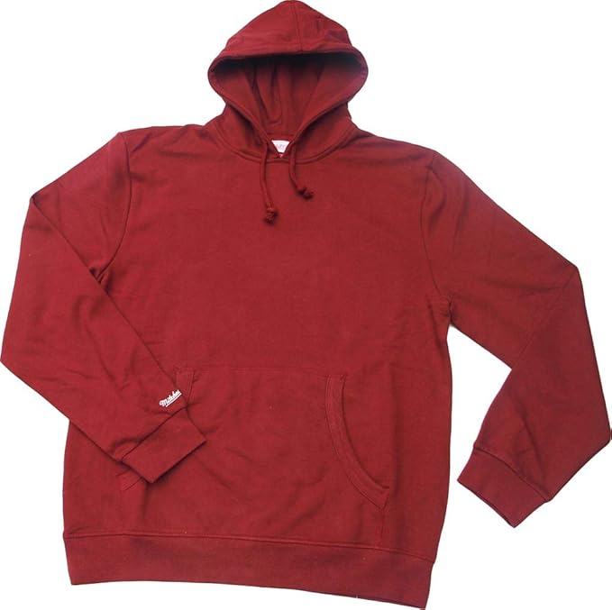 red blank hoodie
