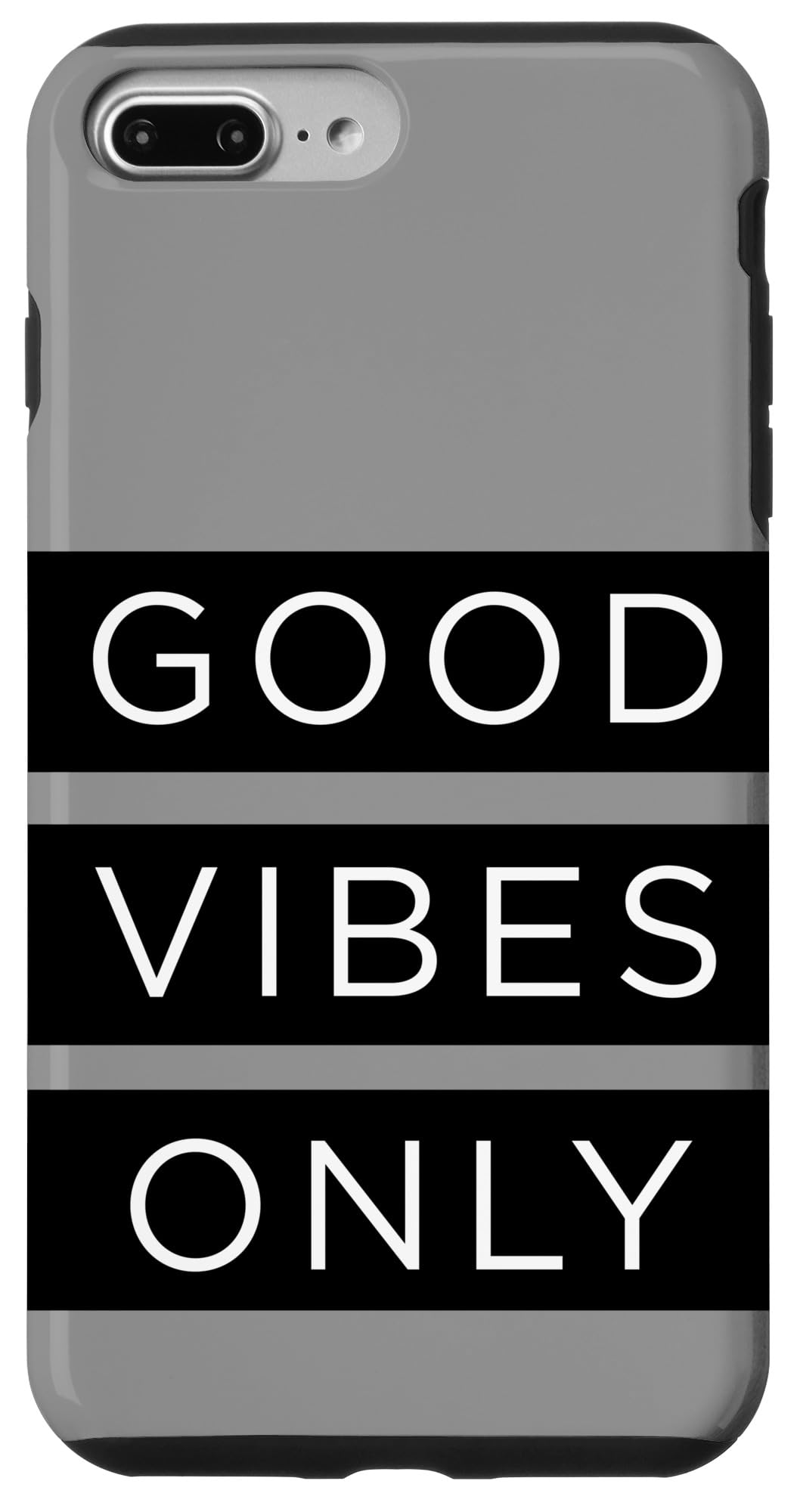 iPhone 7 Plus/8 Plus Cool Colorful Good Vibes Only Motivational Good Vibes Quotes Case