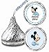 216 Baby Mickey Mouse Birthday Hershey Kisses Stickers Party Favors