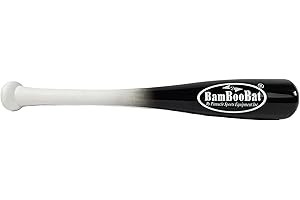 BamBooBat by PINNACLE SPORTS EQUIPMENT INC. Adult Baseball and Softball Wood One Hand Training Bat- 18 Inch or 21 Inch