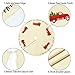 Sevenstars Christmas Tree Skirt 48 inches Xmas Tree on Red Truck Tree Skirts Double Layers Xmas Tree Skirt for Christmas Decorations Indoor Outdoor