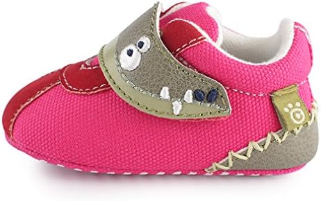 cartoonimals Baby Shoes Leather Prewalker Newborn Softsole Crib Anti-Skid Shoes Croco