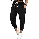 SOLY HUX Women's Drawstring Waist Casual Jogger Pants Hiking Sports Workout Sweatpants