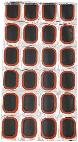 Bicycle tire rubber puncture kit patches repair glue tube (black)-48
