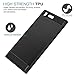 MoKo Sony Xperia XZ Premium Case, Flexible TPU Bumper Slim Fit Case Carbon Fiber Design Lightweight Shockproof Back Cover for Sony Xperia XZ Premium 5.5 Inch (2017), Black